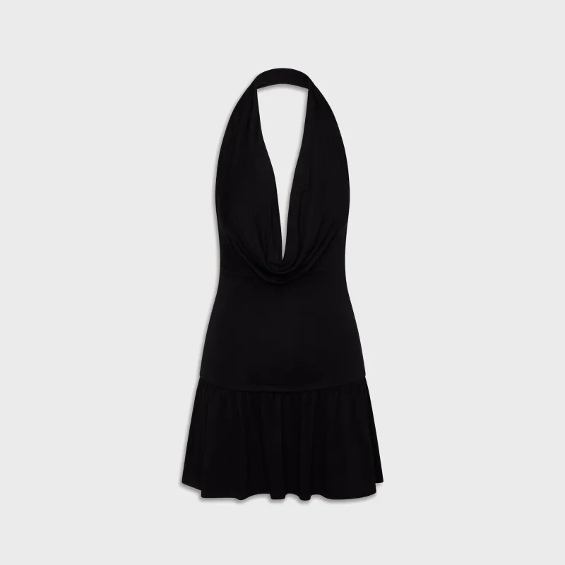 Frankies Bikinis Bowery Jersey Mini Dress - Black made by Frankie's Bikinis