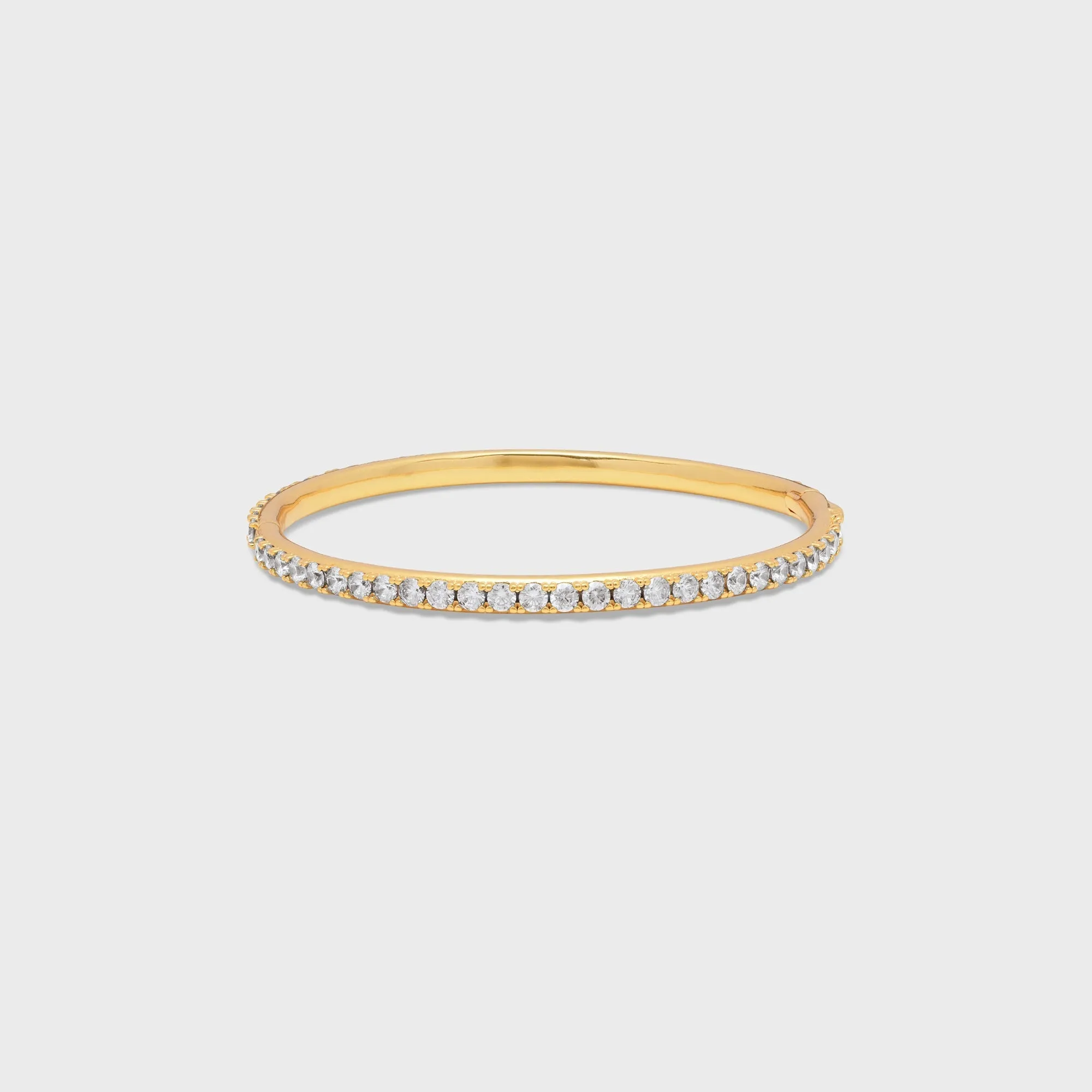 Crystal Haze Serena Bangle Bracelet - Clear sold by Kith