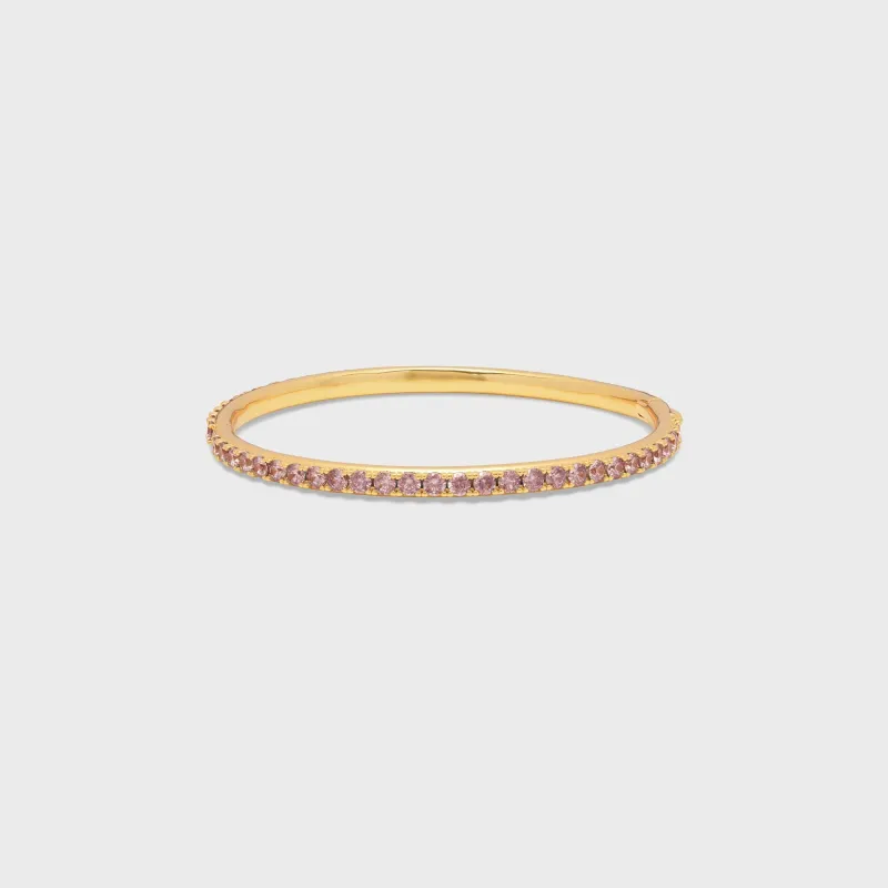 Crystal Haze Serena Bangle Bracelet - Bubblegum Pink sold by Kith