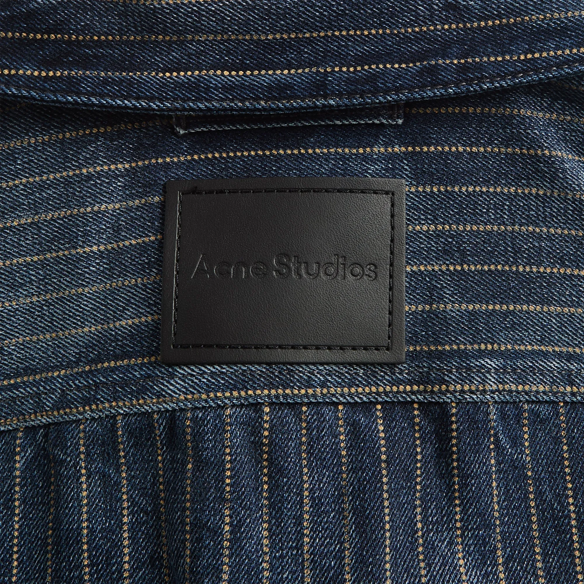 Acne Studios Patchwork Denim Jacket - Blue / Black sold by Kith product image thumbnail 3
