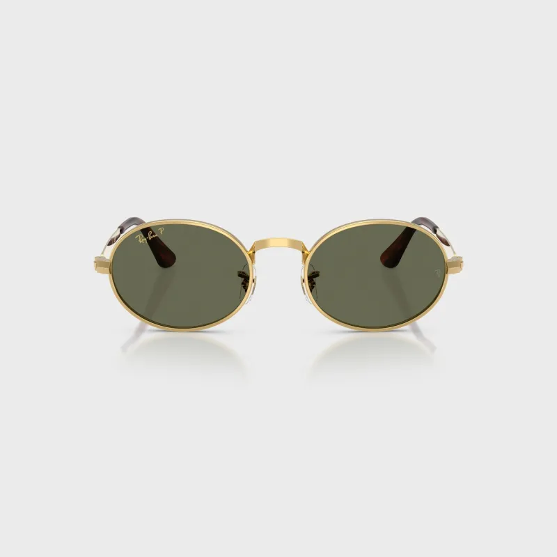 Ray Ban x A$AP ROCKY Bold Metal Sunglasses - Gold / Green sold by Kith