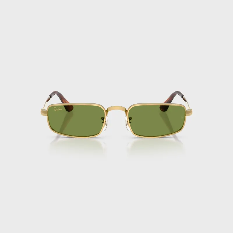 Ray Ban x A$AP ROCKY Bold Metal Sunglasses - Gold / Green sold by Kith