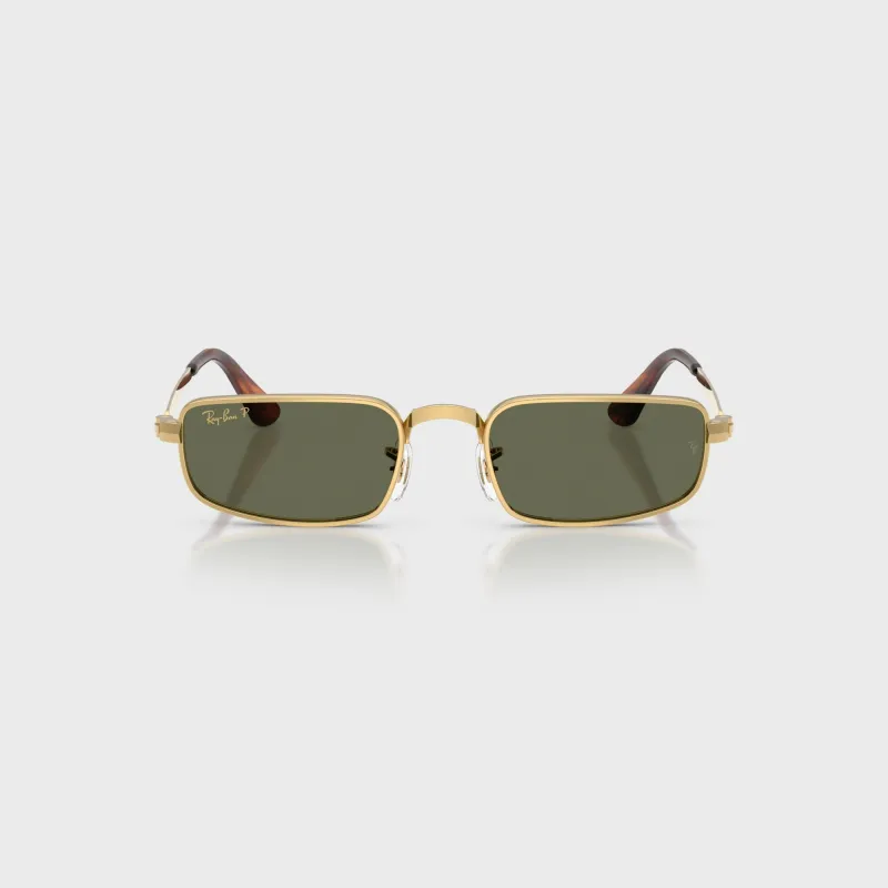 Ray Ban x A$AP ROCKY Bold Metal Sunglasses - Gold / Green sold by Kith
