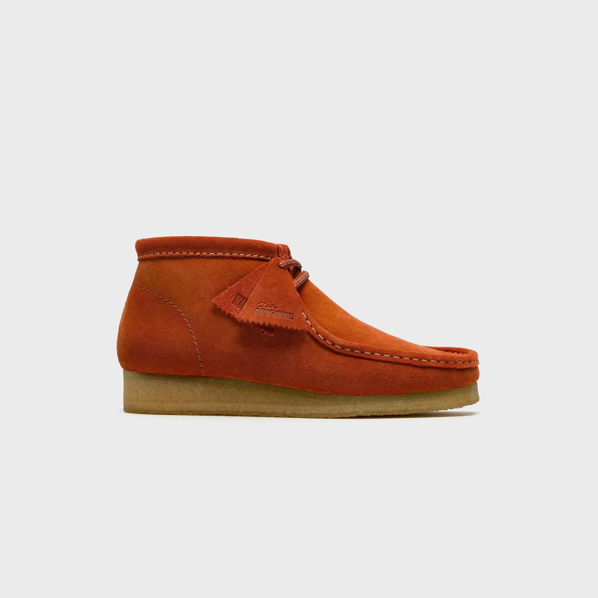 Clarks Wallabee Boot - Orange sold by Kith