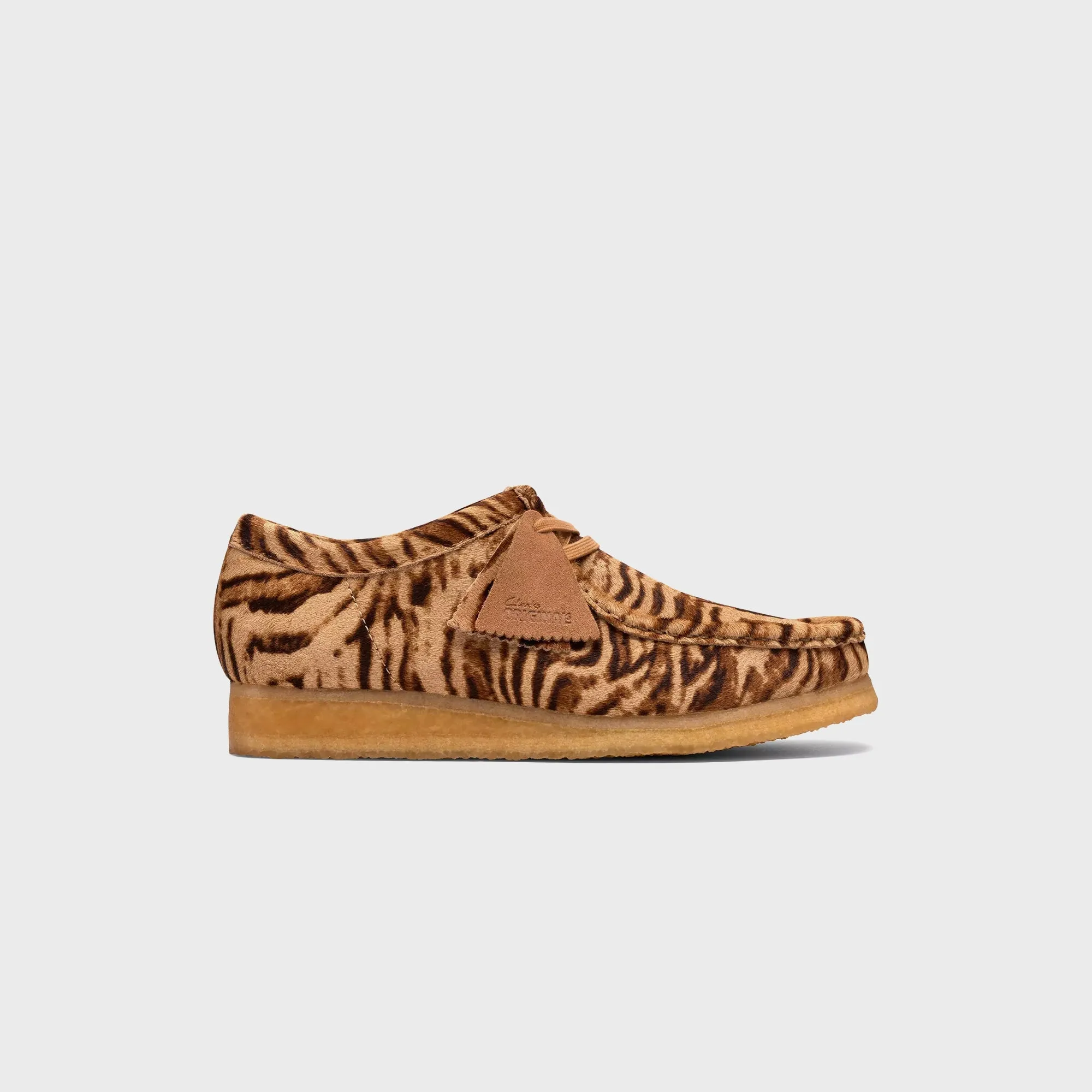 Clarks Wallabee - Tiger Print sold by Kith