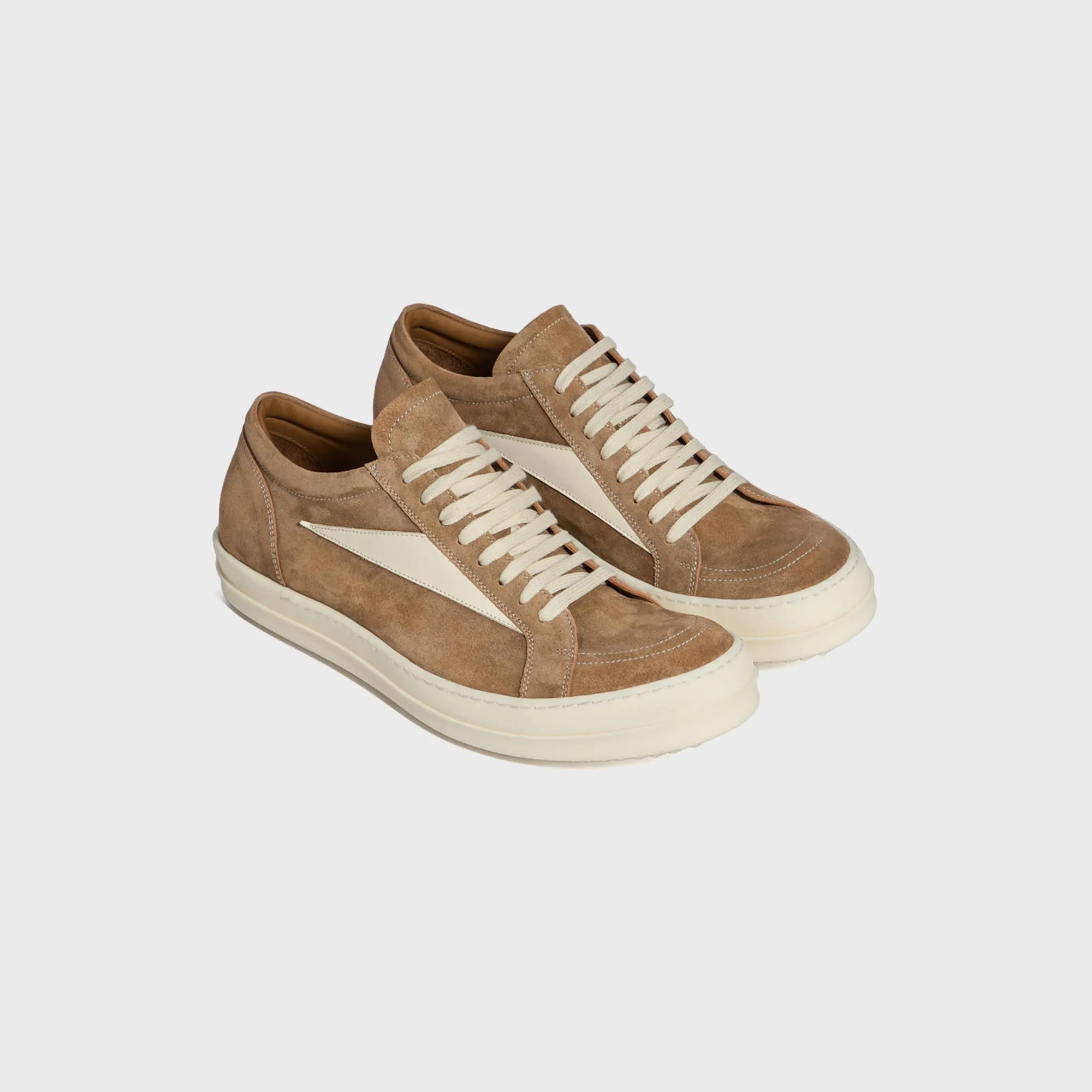 Rick Owens Vintage Sneakers - Sumi Brown / Milk sold by Kith product image thumbnail 2