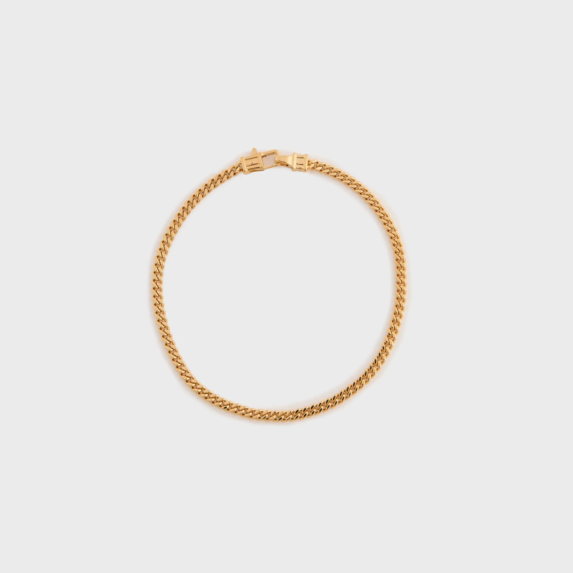 Tom Wood Curb Bracelet - Gold sold by Kith