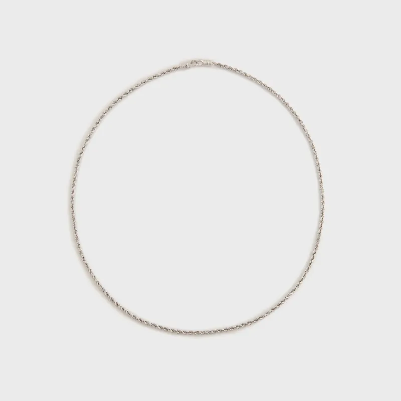 Tom Wood Rope Chain - Silver sold by Kith