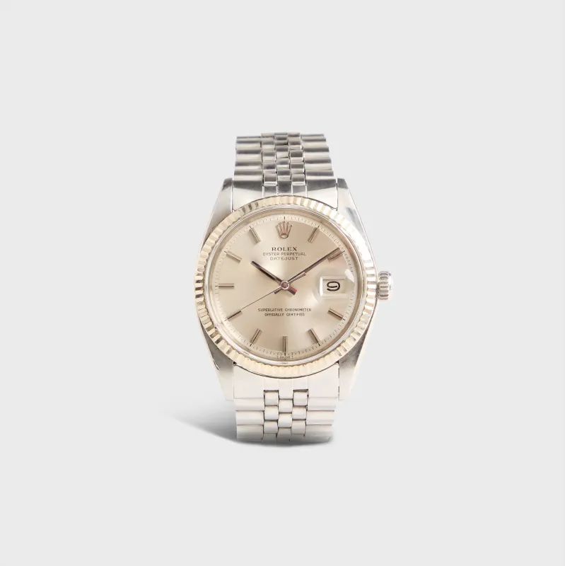 Wind Vintage Rolex Datejust 16234 Unpolished Silver Dial - Silver sold by Kith