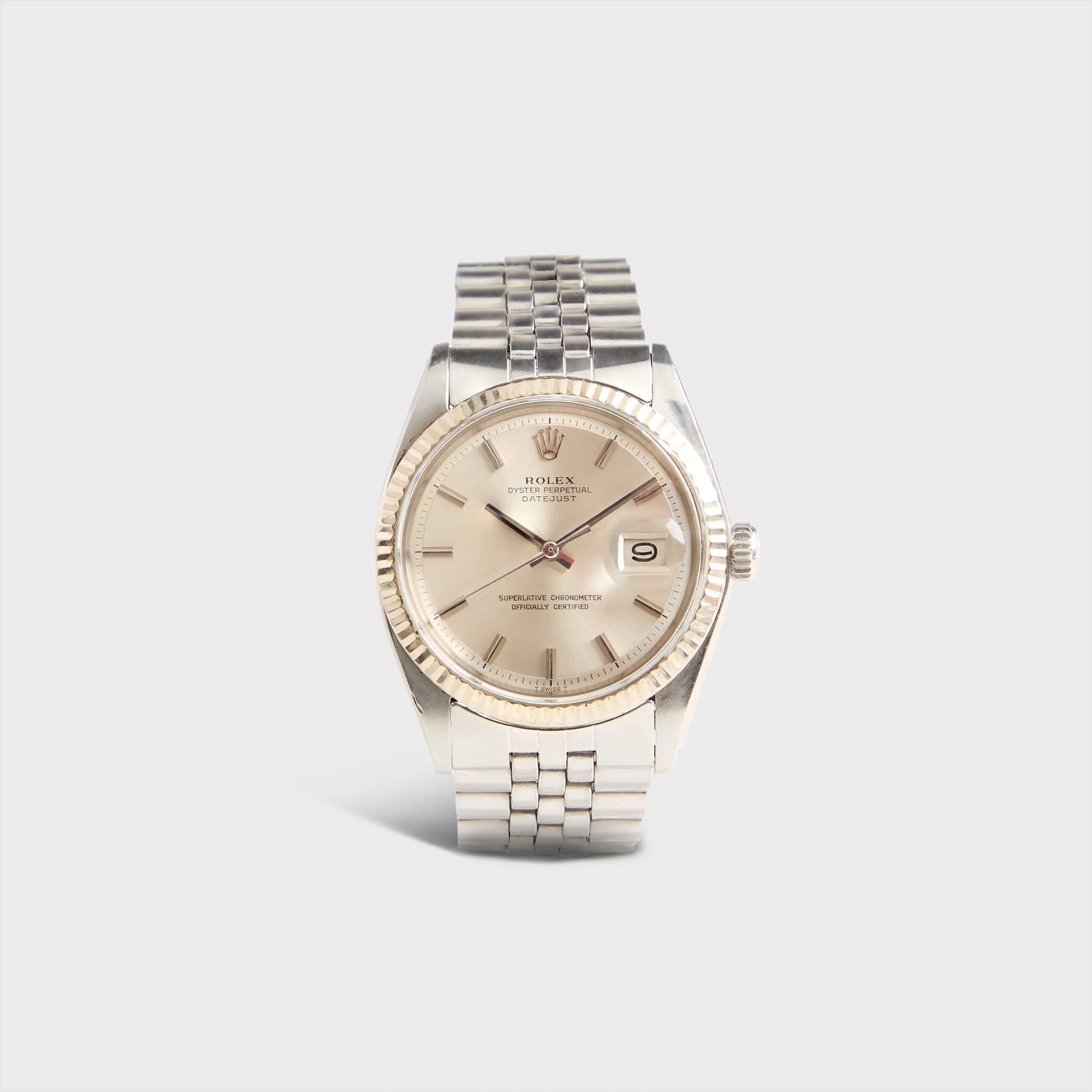 Wind Vintage Rolex Datejust 16234 Unpolished Silver Dial - Silver sold by Kith