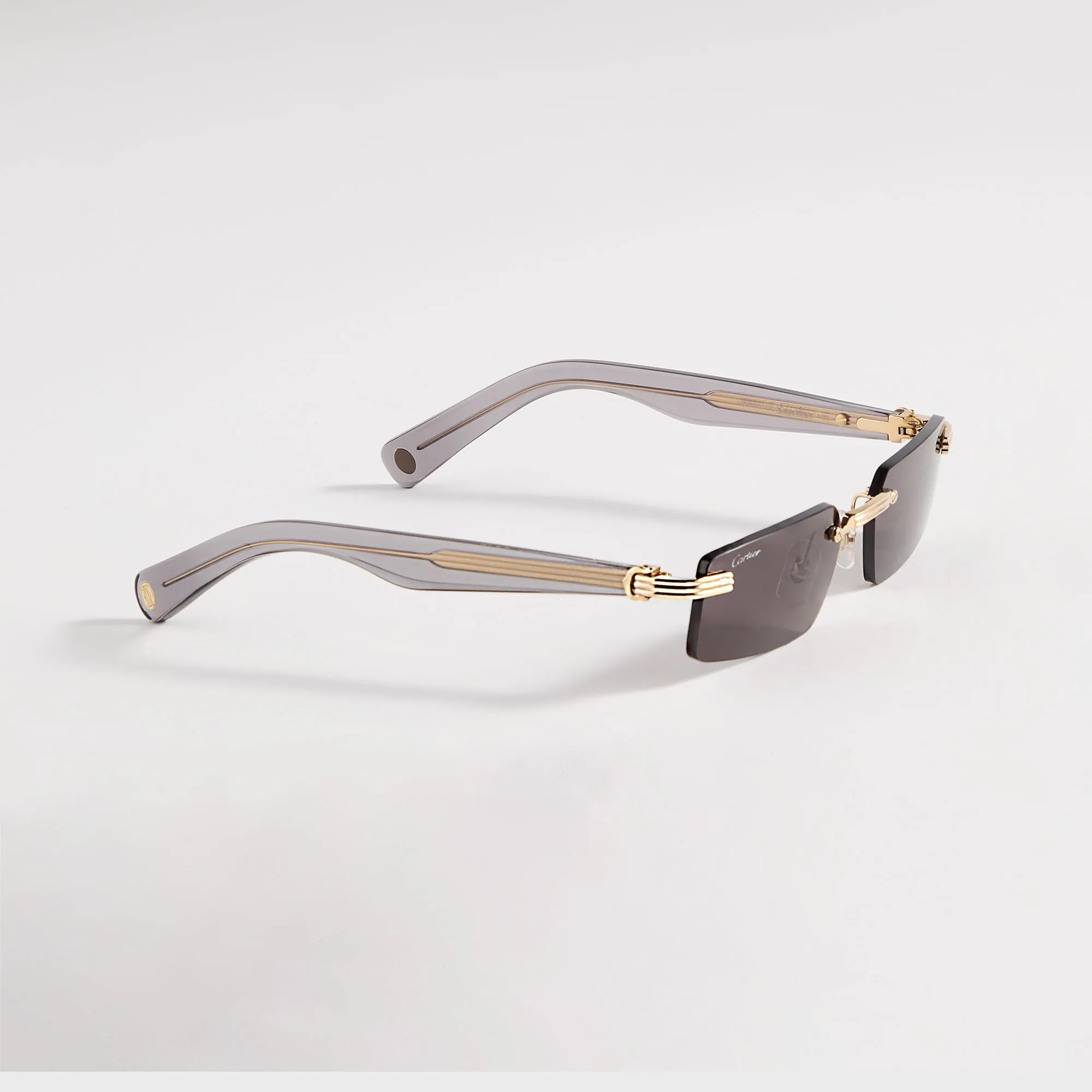 Cartier Rectangular Sunglasses - Black / Gold sold by Kith product image thumbnail 2