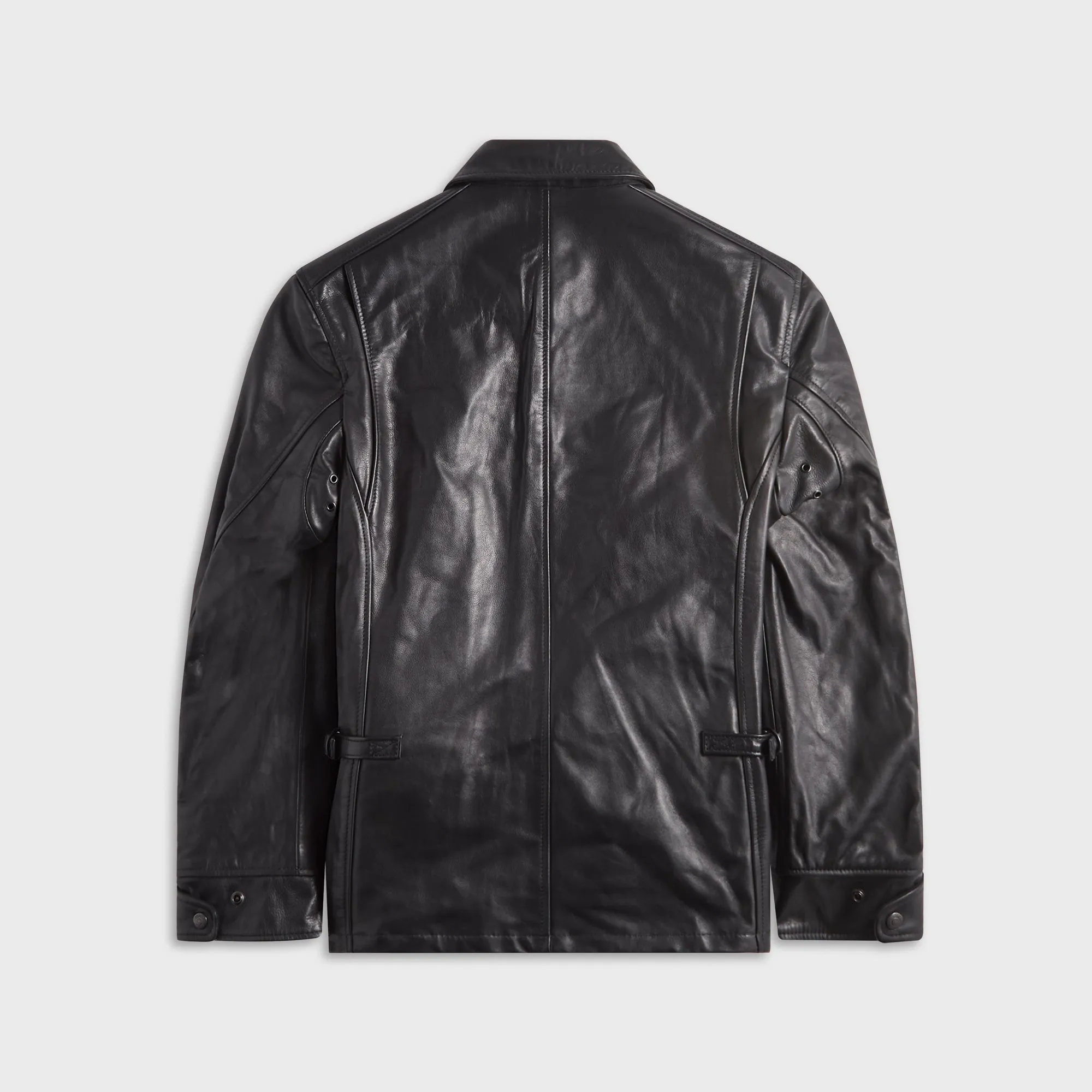 Junya Watanabe MAN x Schott Leather Jacket - Black sold by Kith product image thumbnail 2