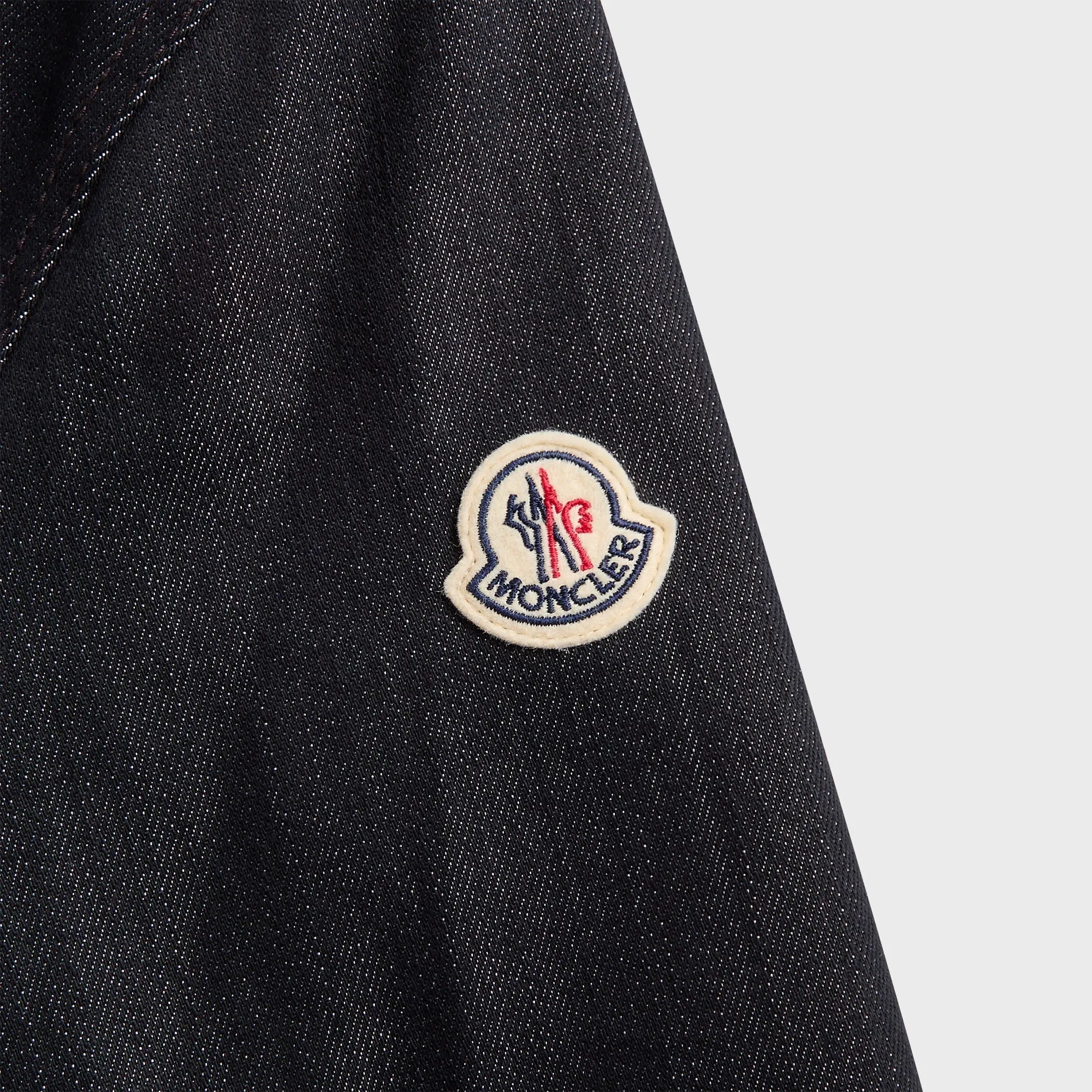 Moncler Denim Corduroy-Timmed Shirt Jacket - Dark blue sold by Kith product image thumbnail 3