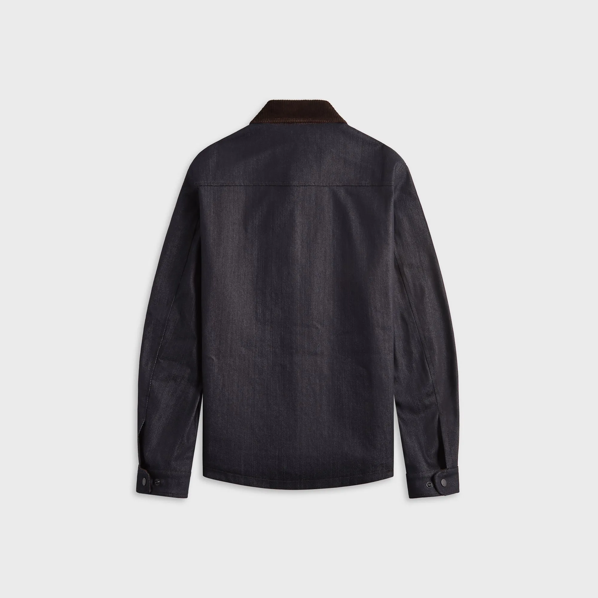 Moncler Denim Corduroy-Timmed Shirt Jacket - Dark blue sold by Kith product image thumbnail 2