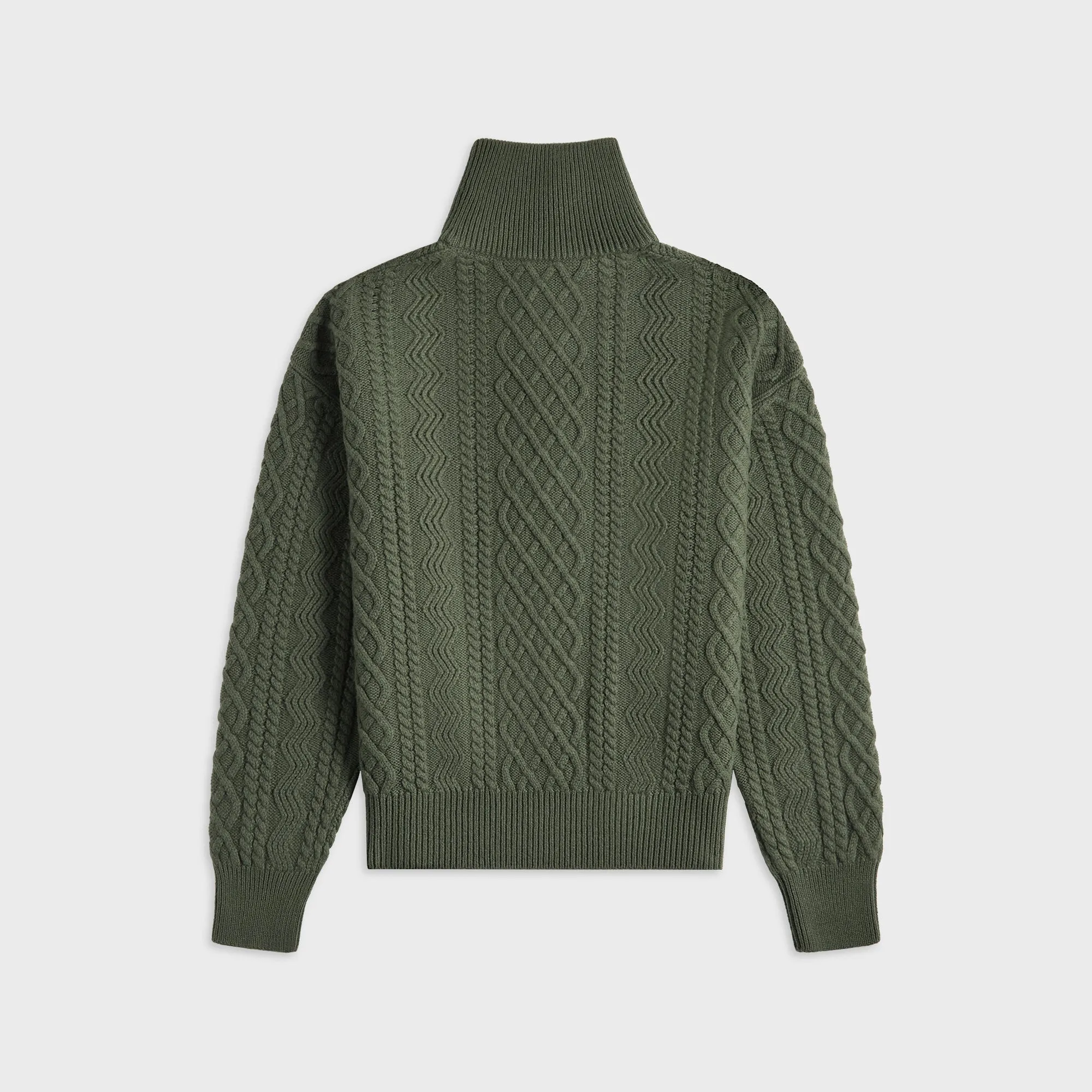 Loewe Zip Up Sweater - Khaki Green sold by Kith product image thumbnail 2
