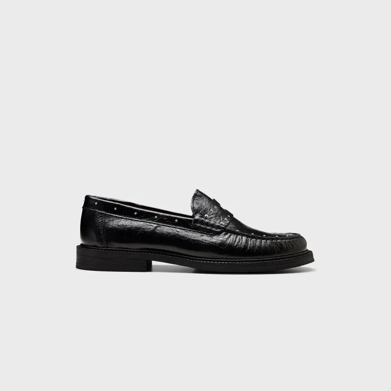 VINNY's x BARE KNUCKLES Yardee Studded - Black sold by Kith