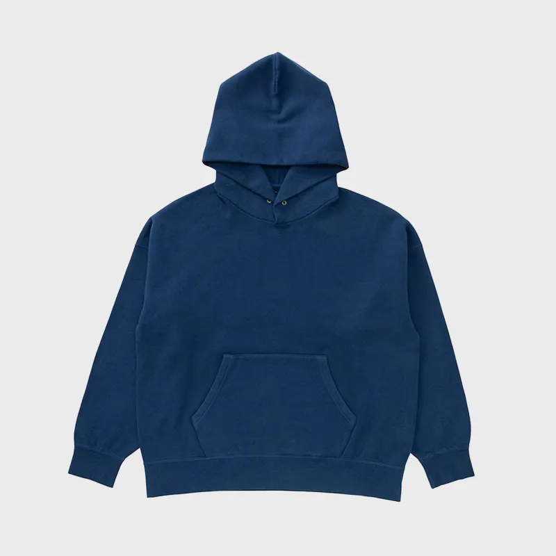 Visvim Jumbo SB Hoodie P.O. - Indigo made by Visvim