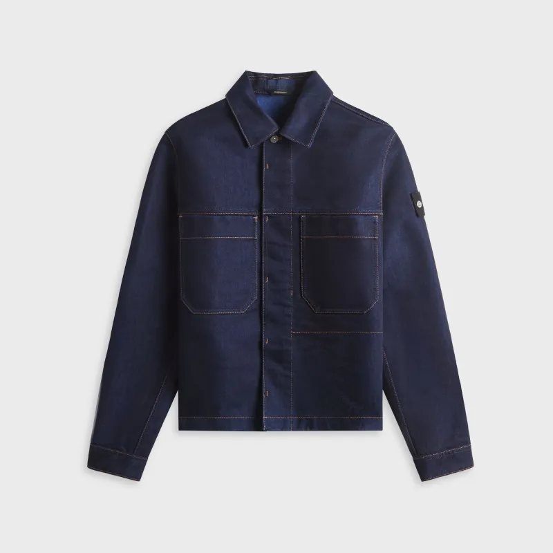 Stone Island Jacket - Blue sold by Kith