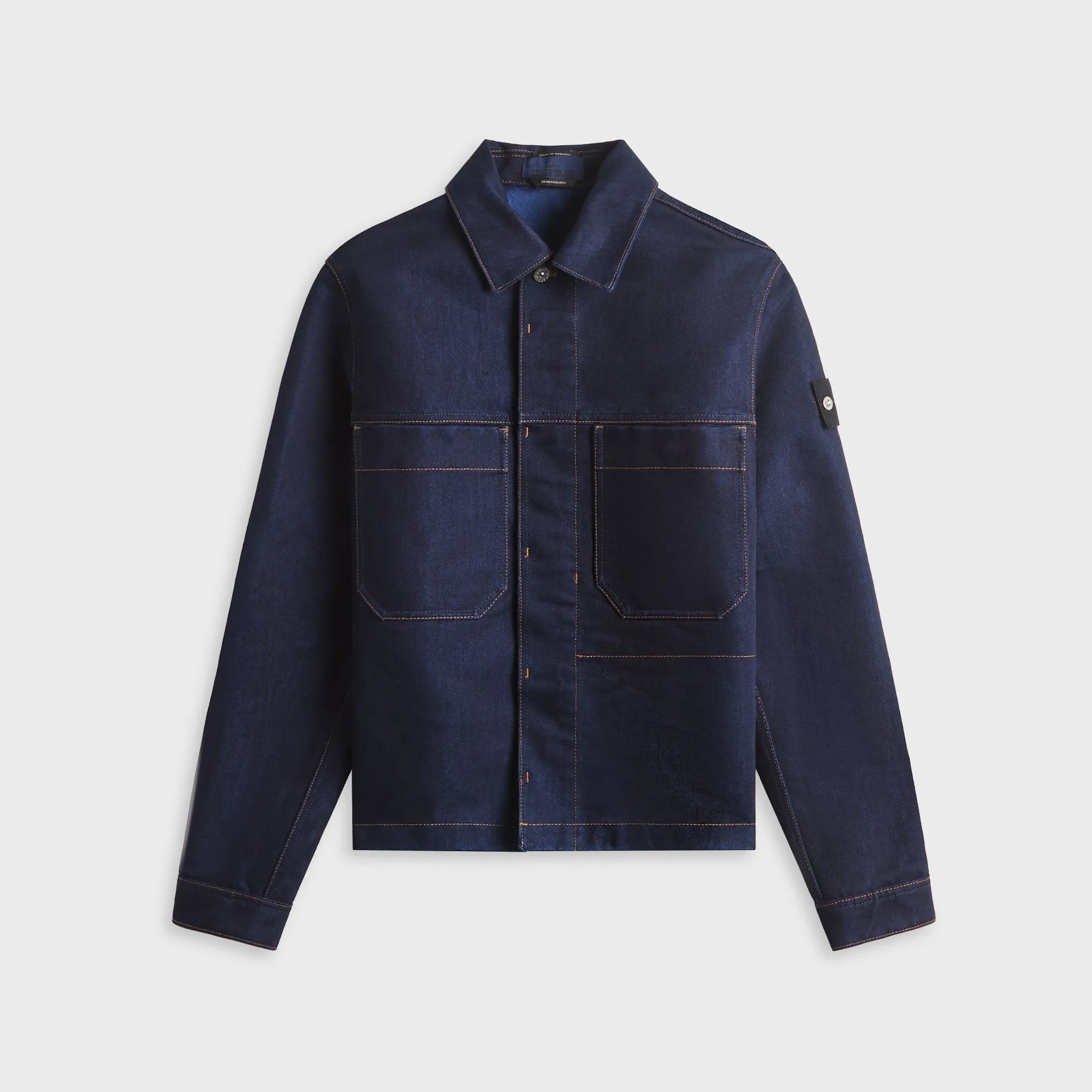 Stone Island Jacket - Blue sold by Kith