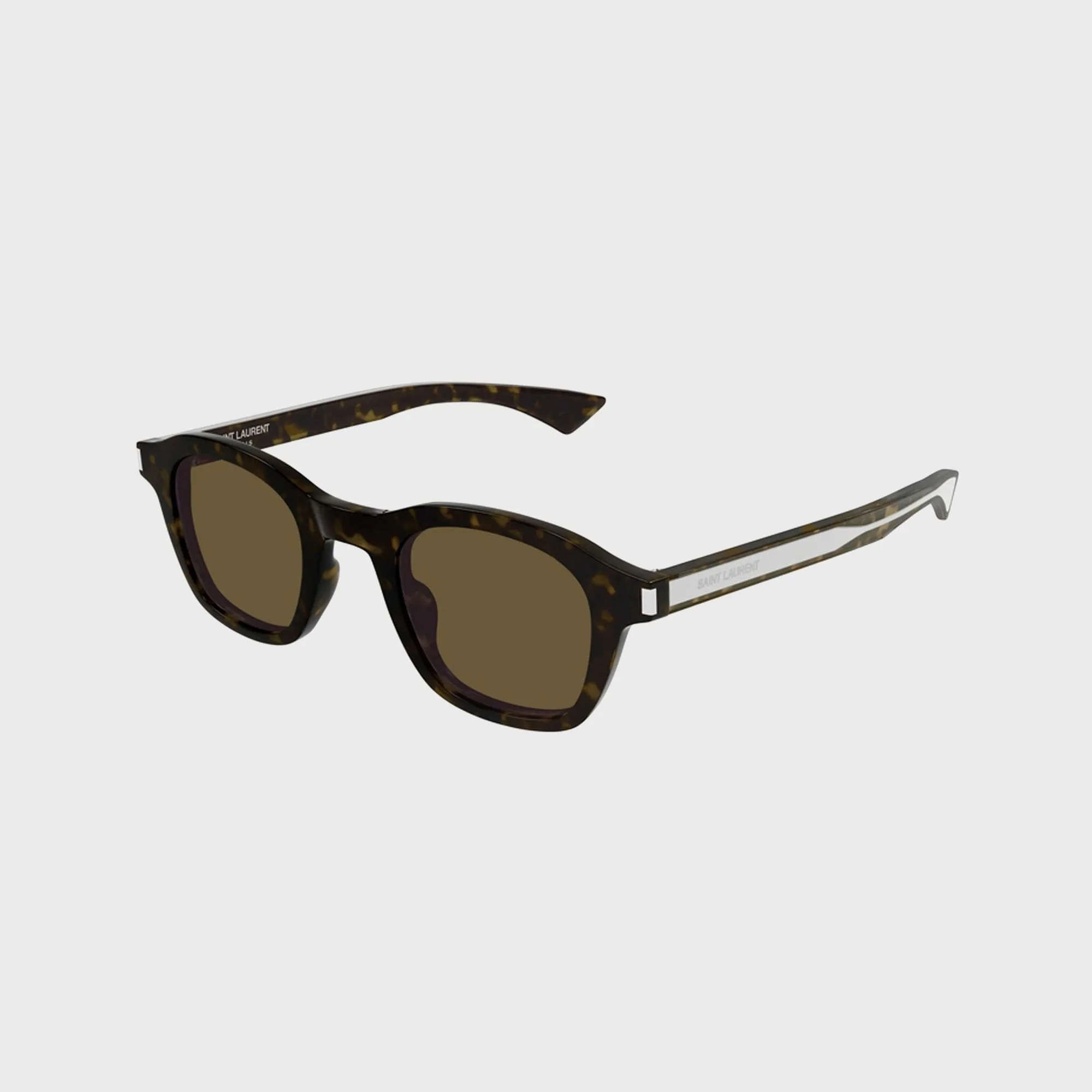 Saint Laurent Unisex Resin Sunglasses - Havana / Crystal / Brown sold by Kith product image thumbnail 2