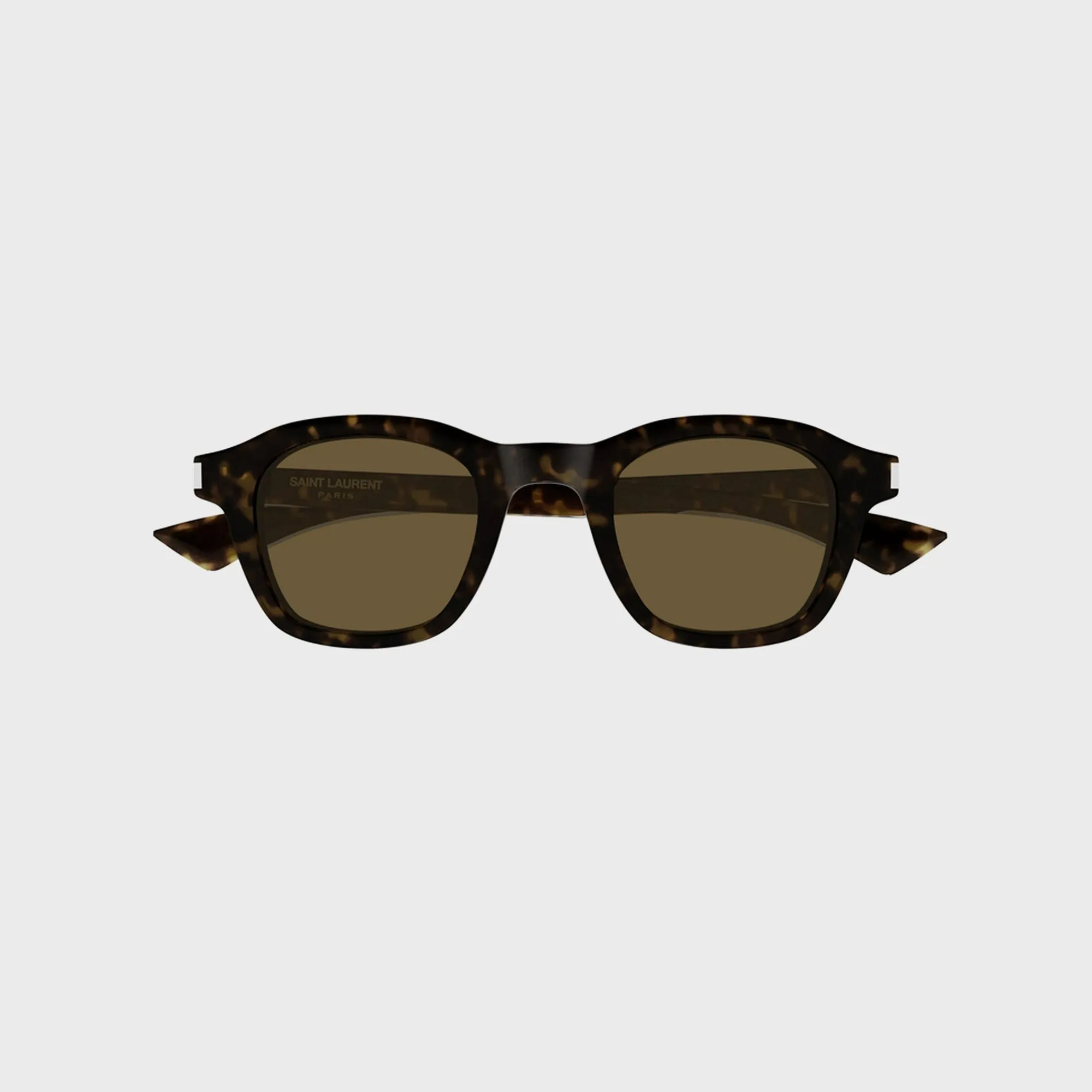 Saint Laurent Unisex Resin Sunglasses - Havana / Crystal / Brown sold by Kith