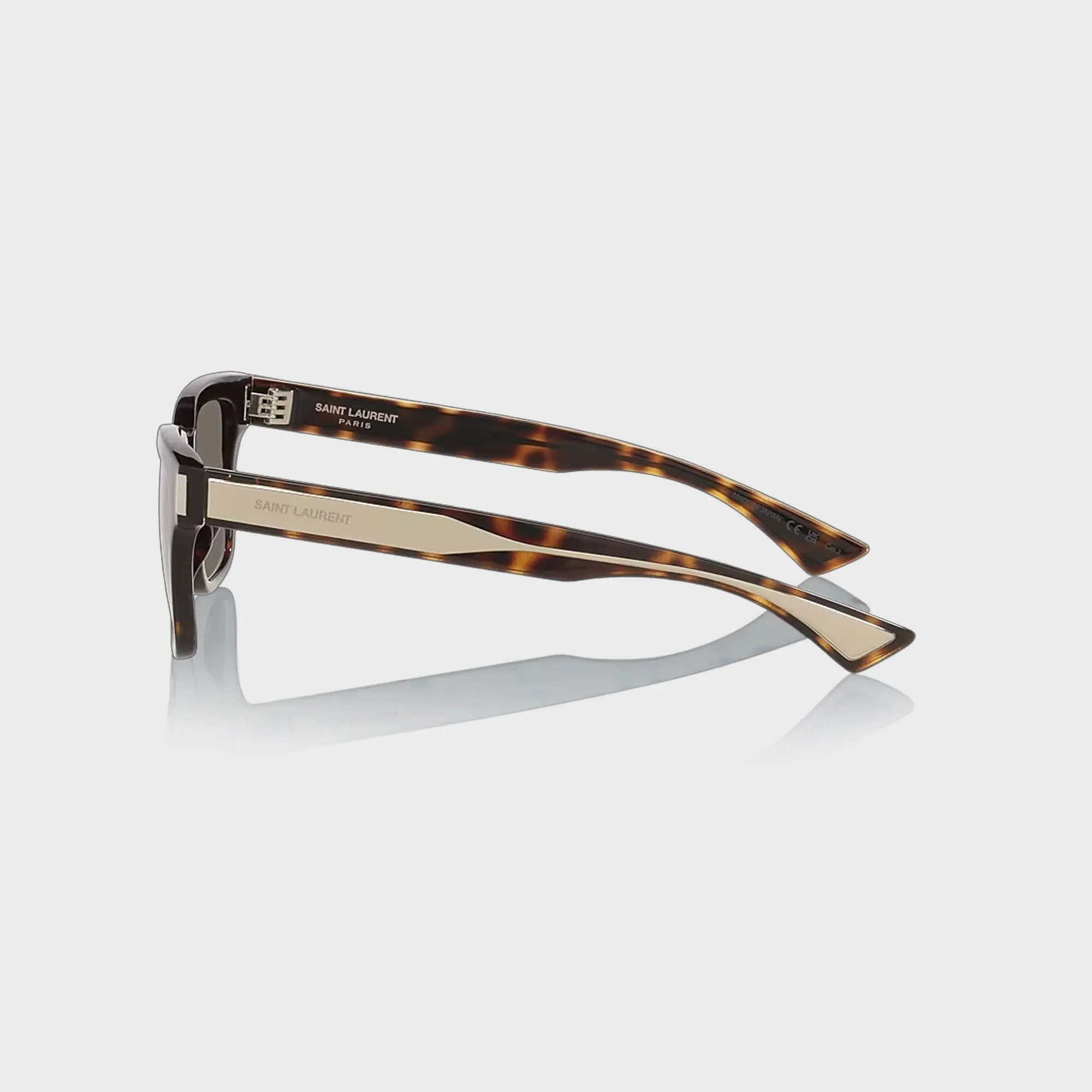 Saint Laurent Man Recycled Acetate Sunglasses - Havana / Grey sold by Kith product image thumbnail 3