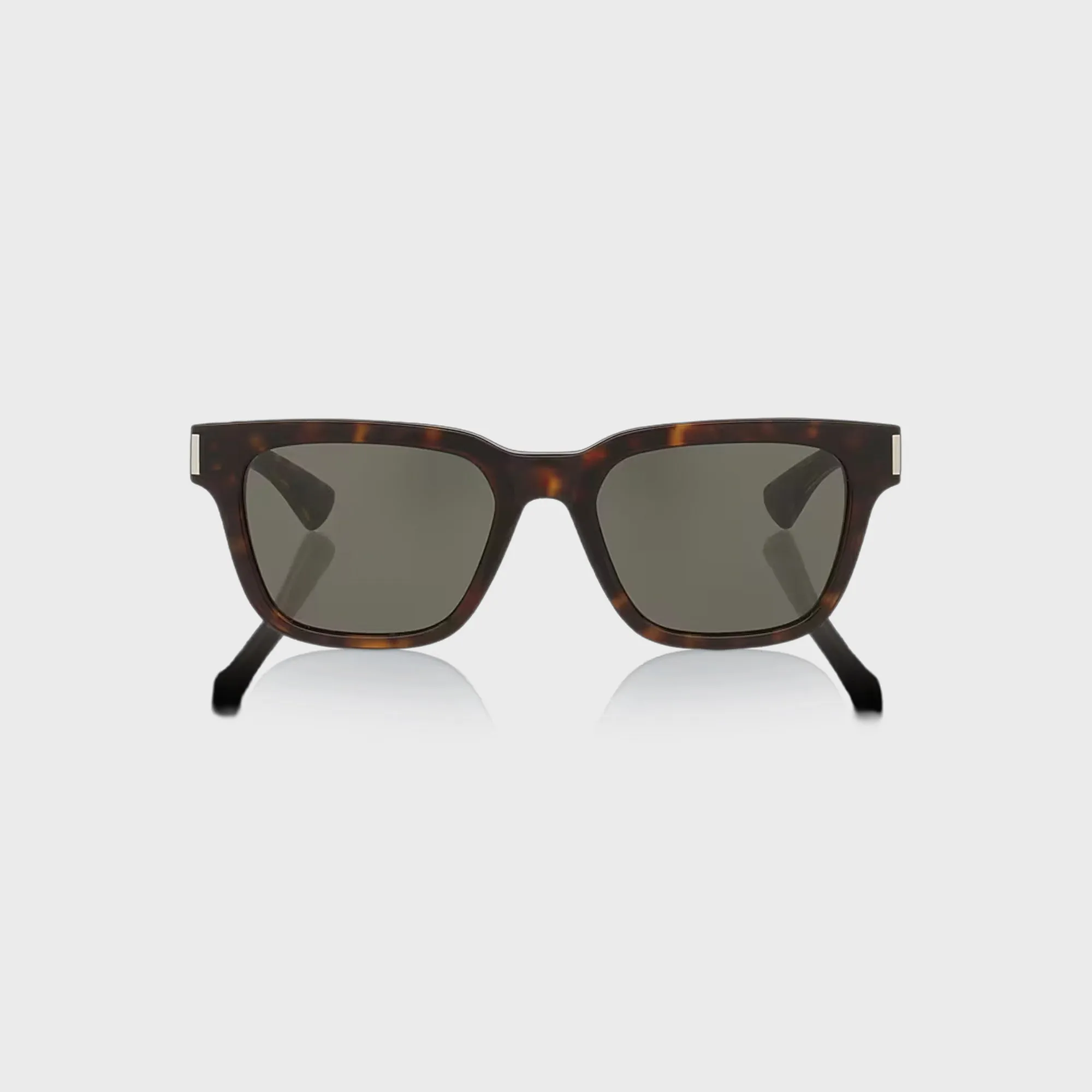 Saint Laurent Man Recycled Acetate Sunglasses - Havana / Grey sold by Kith