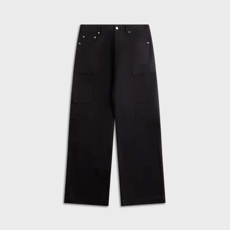 Rick Owens Geth Cargo Pant - Black sold by Kith