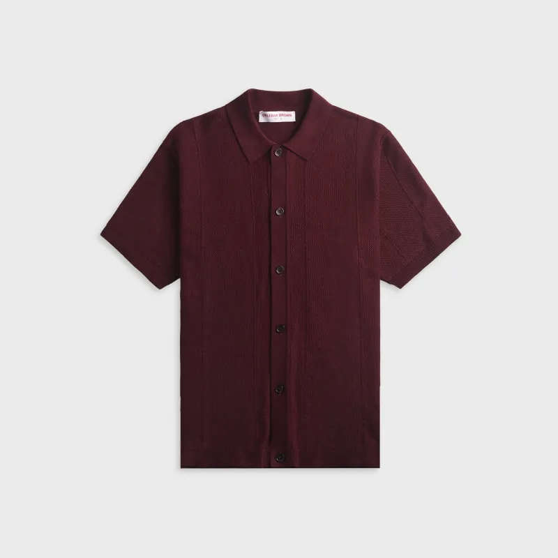Orlebar Brown Tiernan Shirt - Damson sold by Kith