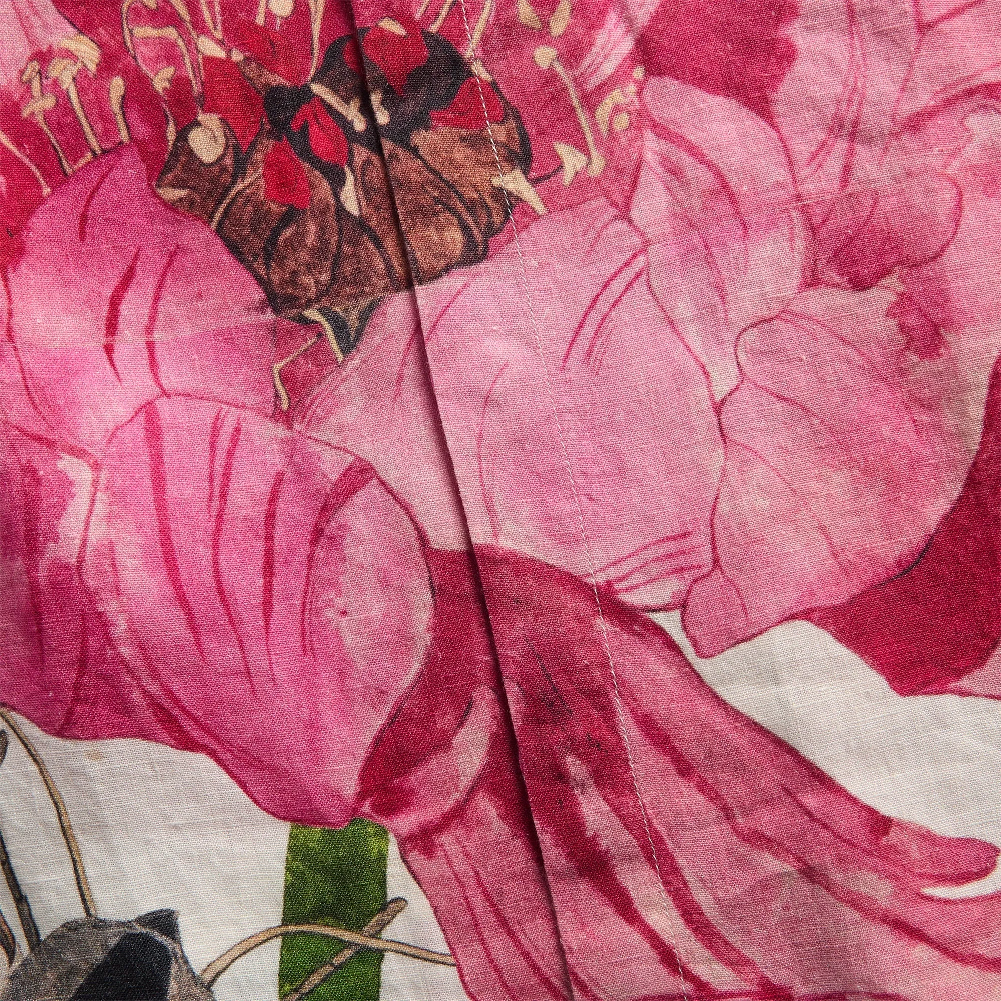 Orlebar Brown Maitan Paeonia Bowling Shirt - Pink Lemonade sold by Kith product image thumbnail 3