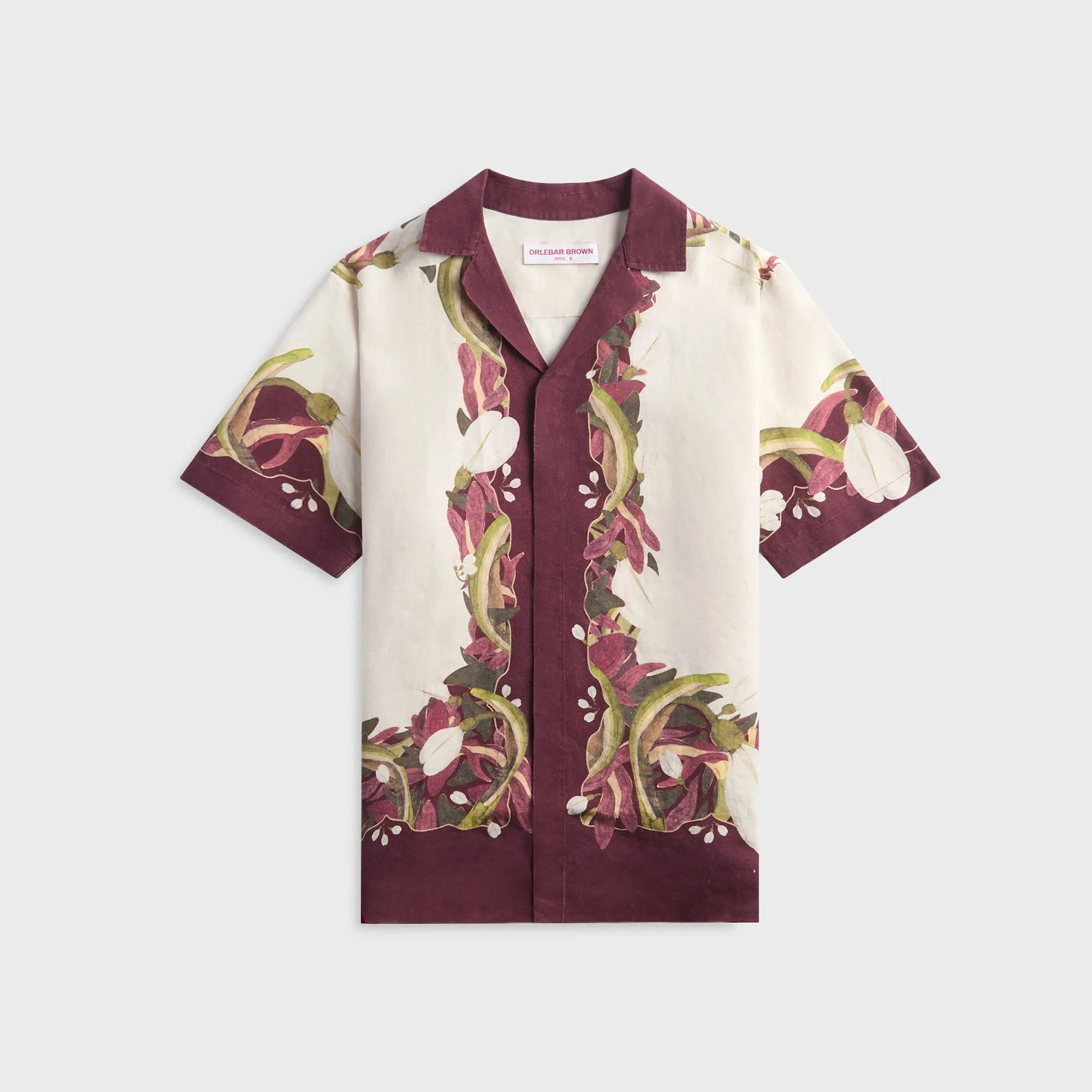 Orlebar Brown Maitan Orchis Shirt - Damson sold by Kith