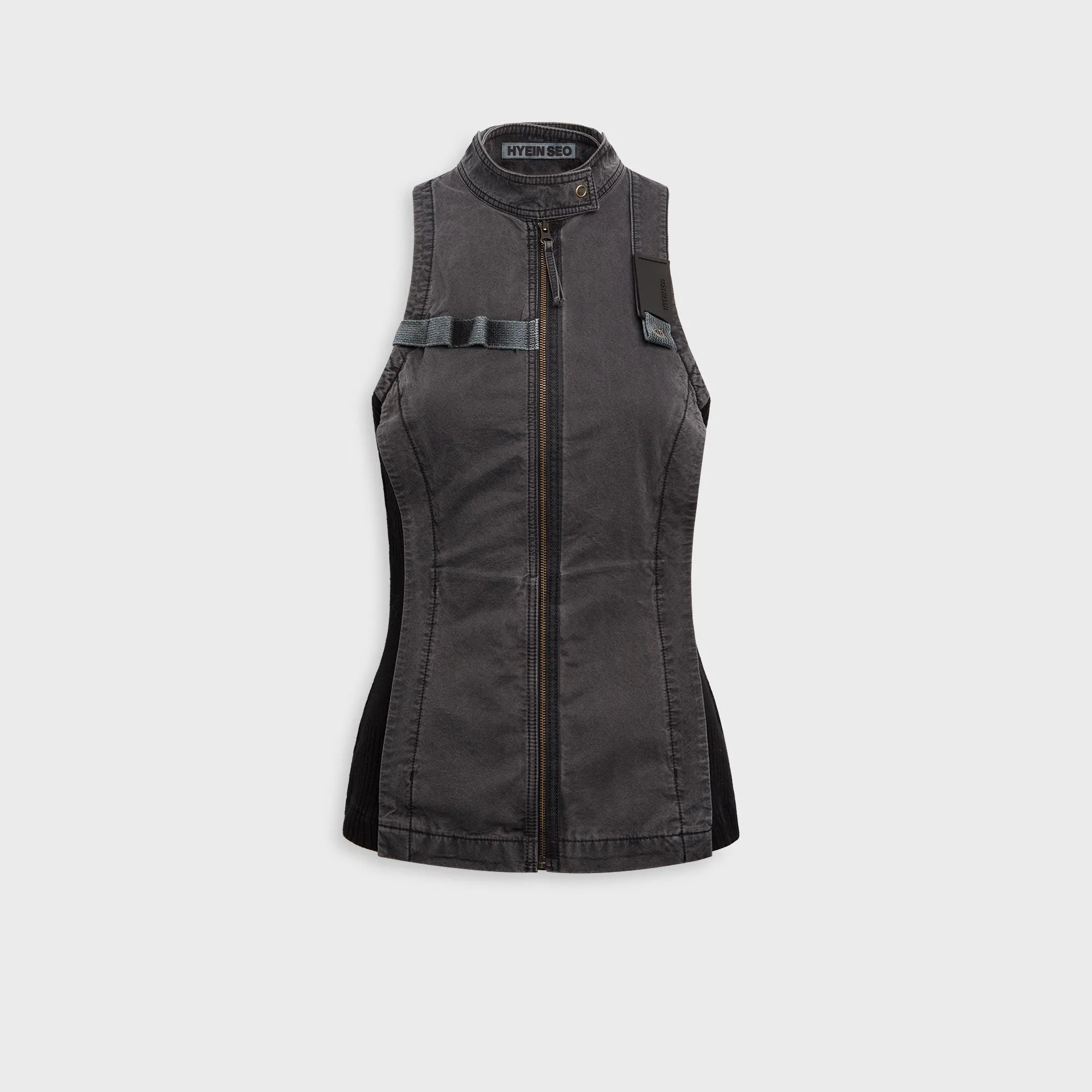 Hyein Seo Double Layer Moto Jacket - Midnight sold by Kith product image thumbnail 4