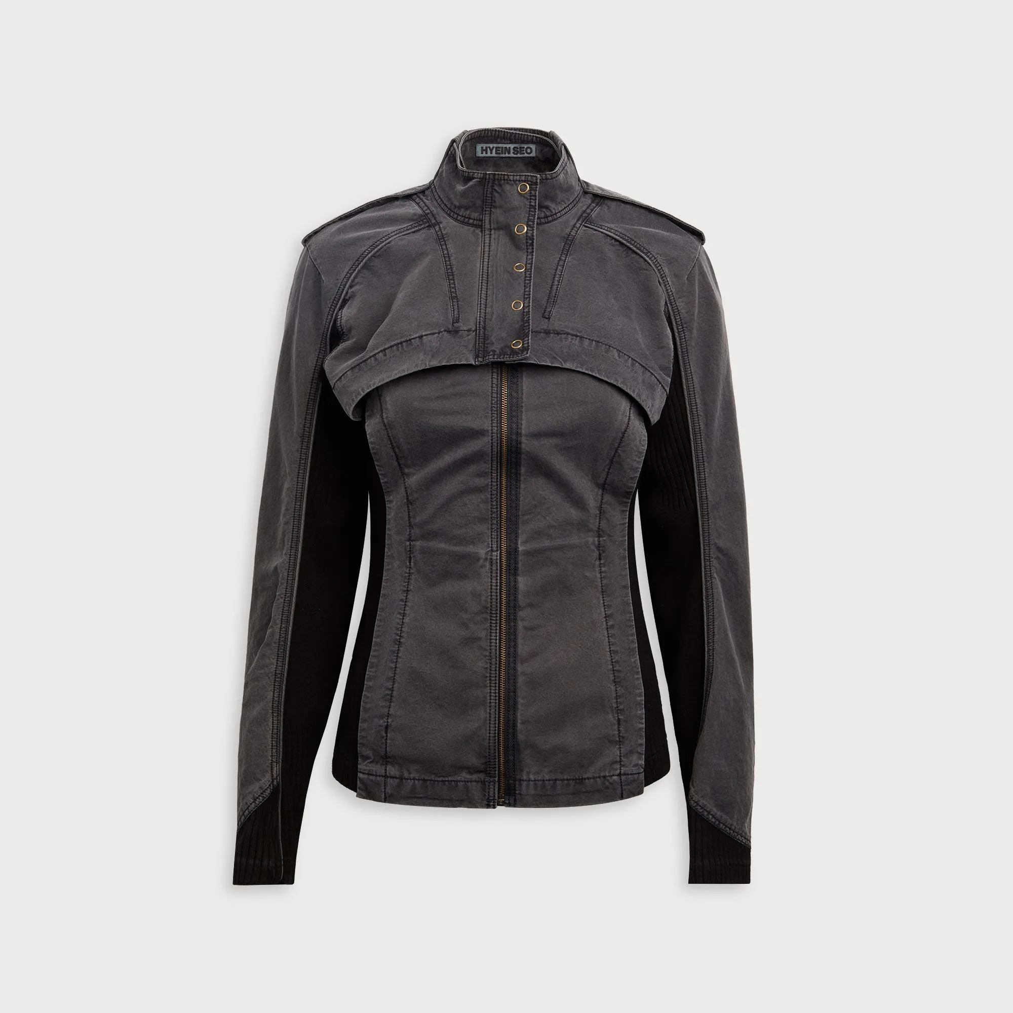Hyein Seo Double Layer Moto Jacket - Midnight sold by Kith