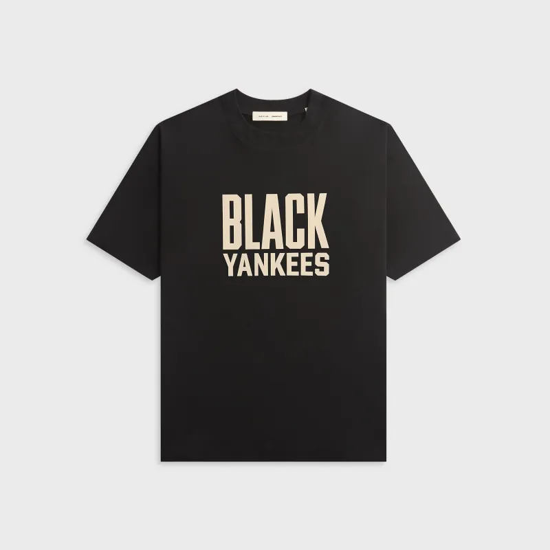 Essentials Black Yankees Classic Crewneck Tee - Black sold by Kith