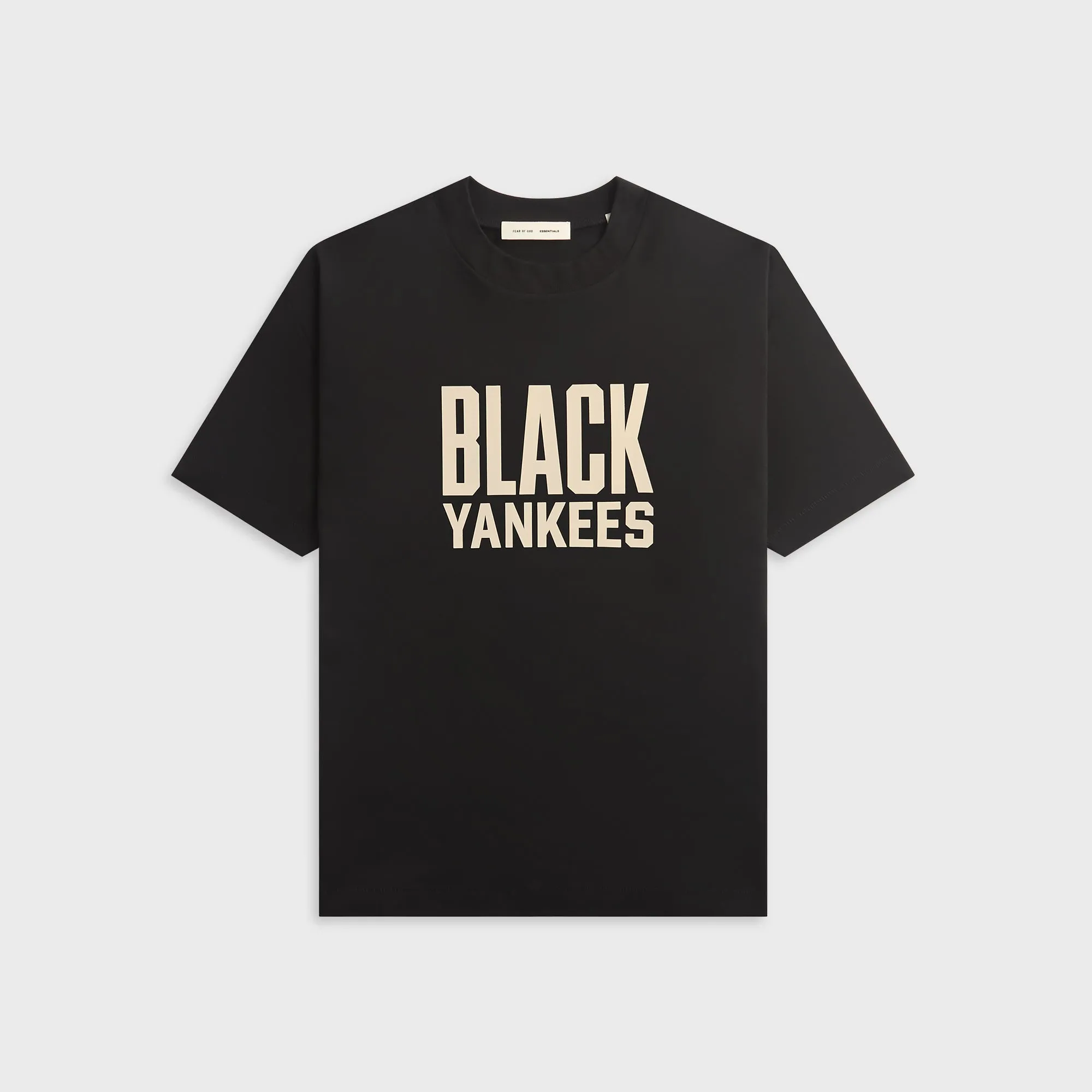 Essentials Black Yankees Classic Crewneck Tee - Black sold by Kith