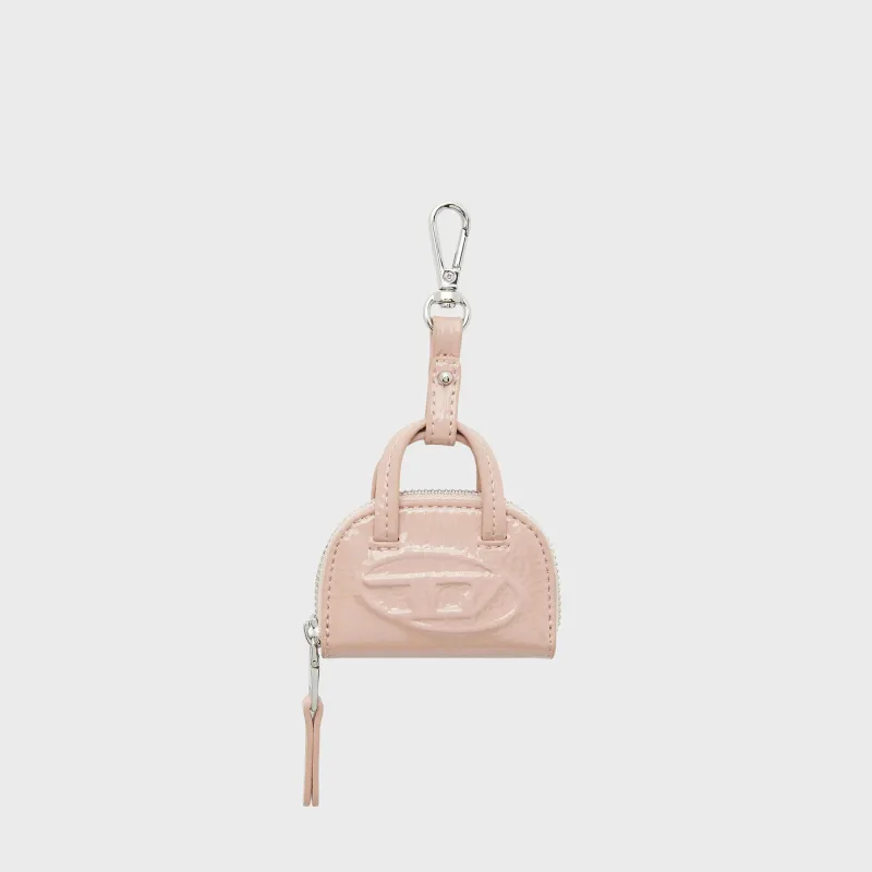 Diesel 1DR Dome Wallet Charm - Pink made by Diesel