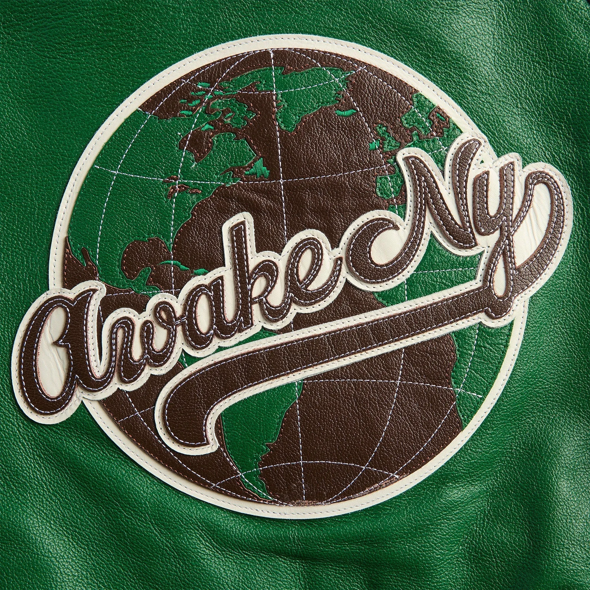 Awake NY Vanson Stadium Team Jacket - Brown sold by Kith product image thumbnail 3