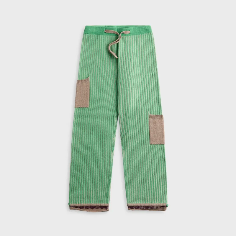 ADRIAN CASHMERE Sugar Snap Track Pant - Green made by Kith