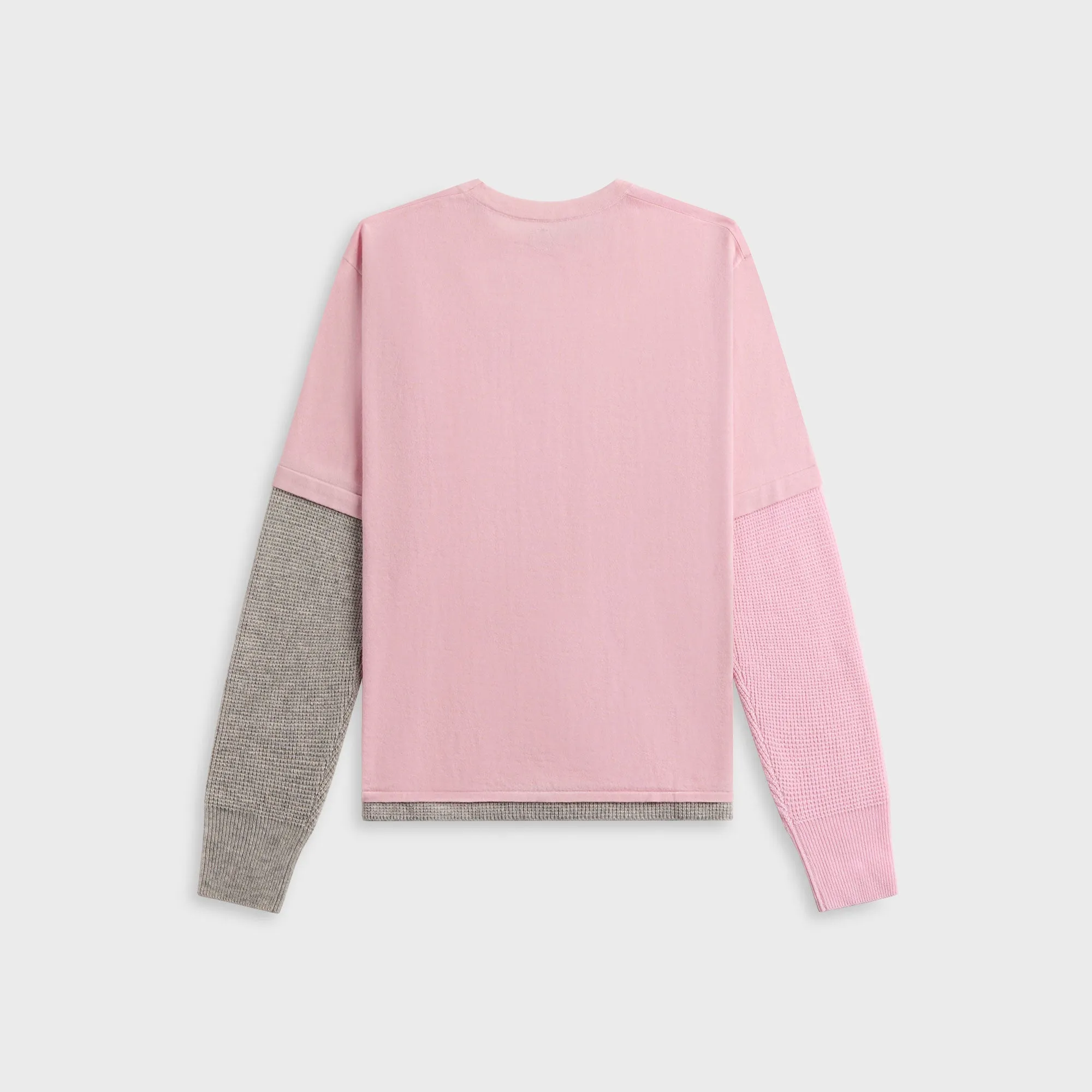 ADRIAN CASHMERE Double Layer Top - Pink / Grey sold by Kith product image thumbnail 2