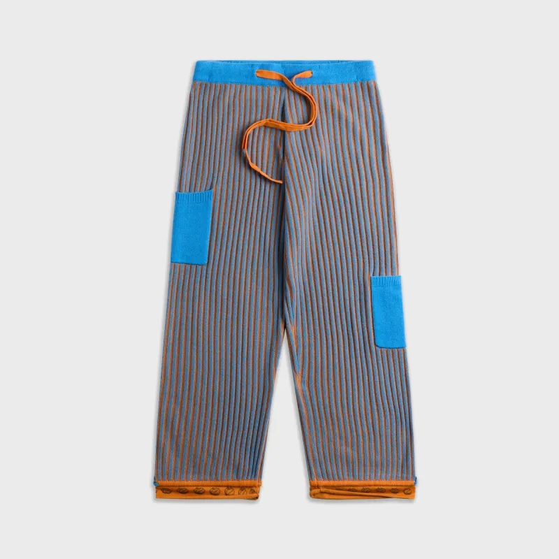 ADRIAN CASHMERE Court Ribbed Track Pant - Orange made by Kith