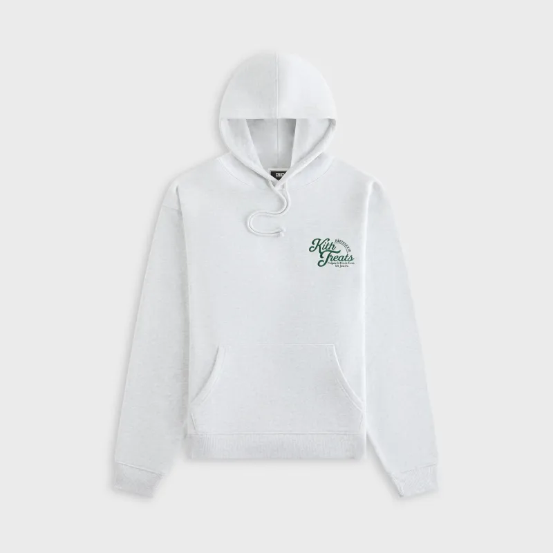 Kith Treats Store Front Williams III Hoodie - Light Heather Grey made by Kith
