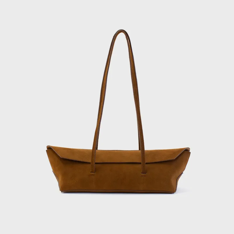 Christopher Esber Gondola Suede Mini Tote - Russet made by Christopher Esber