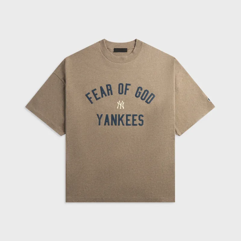 Essentials Yankees 90s Fit Tee - Warm Heather made by Kith