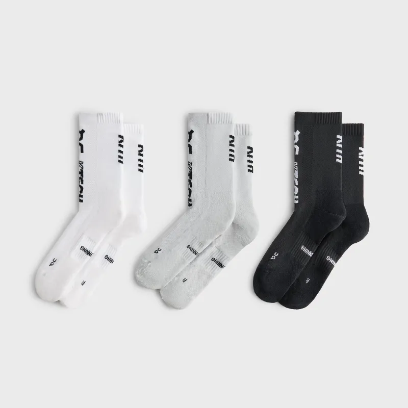 Kith for On Core 3-Pack Run High Socks - Multi made by Kith
