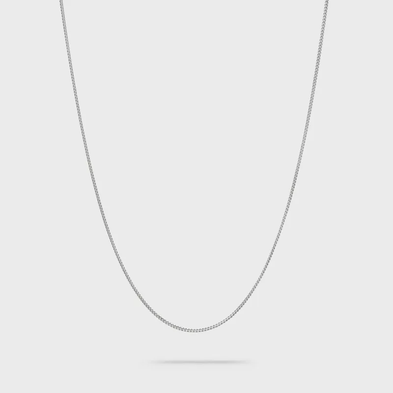 Tom Wood Jil Chain 20.5" - Silver sold by Kith