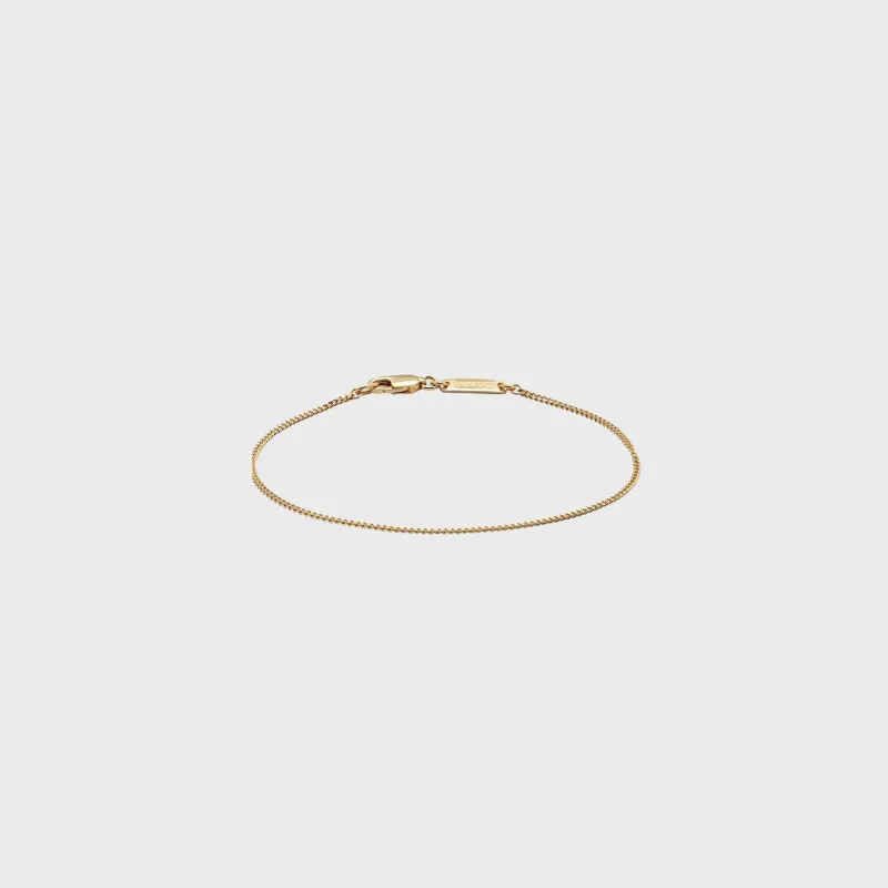 Tom Wood Jil Bracelet 8.3" - Gold made by TOM WOOD