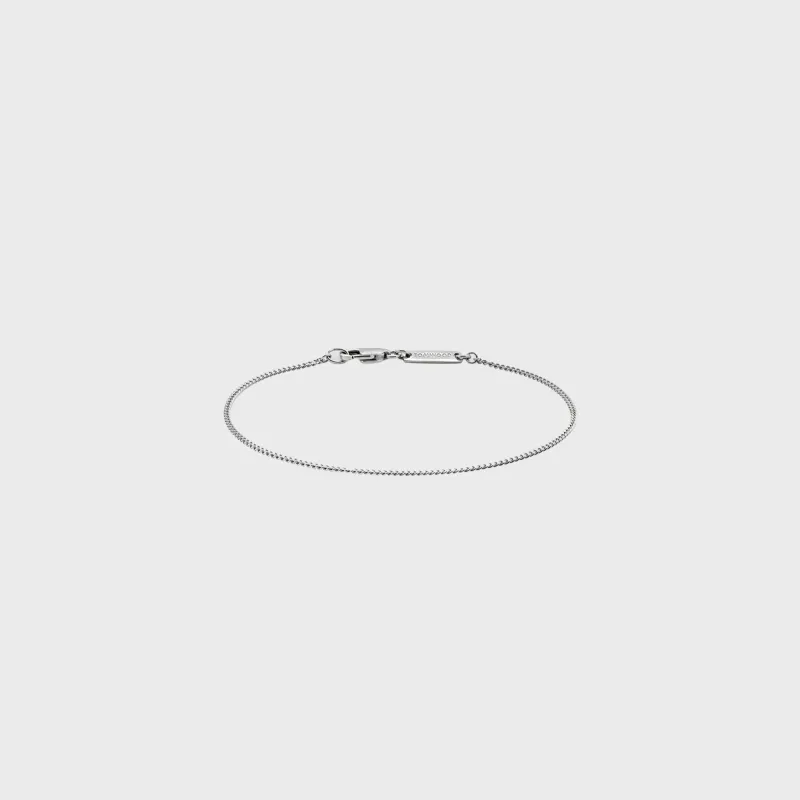 Tom Wood Jil Bracelet 7.7" - Silver made by Kith