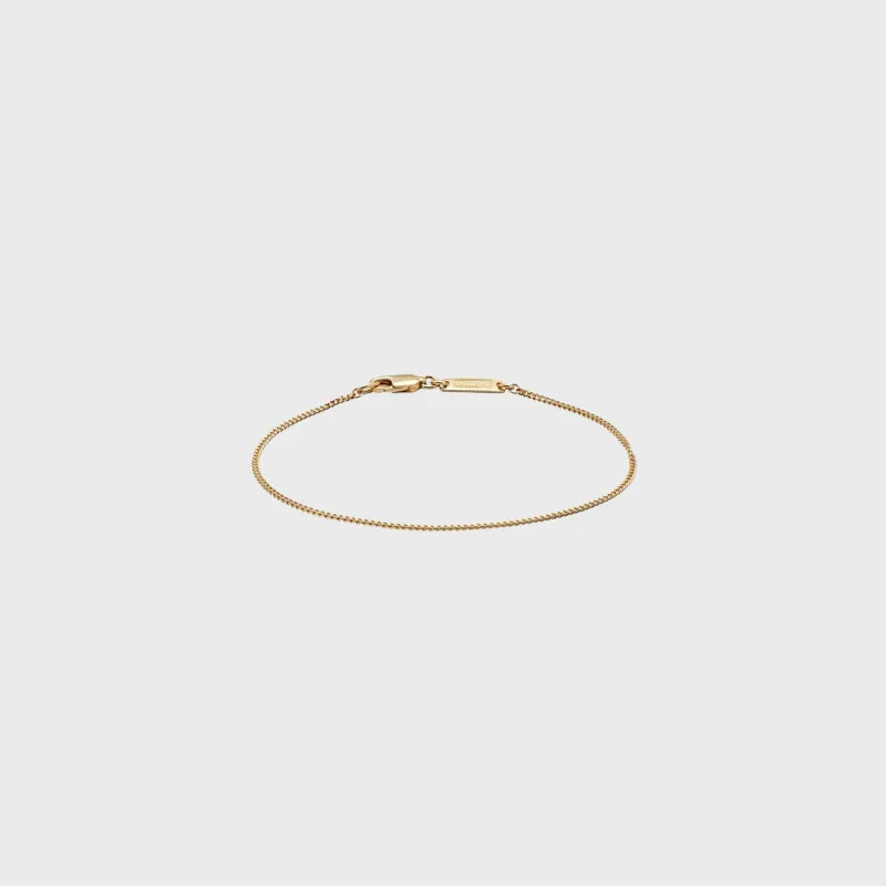 Tom Wood Jil Bracelet 7" - Gold made by TOM WOOD