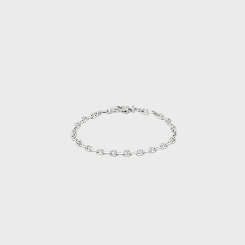 Tom Wood Cable Bracelet 7.7" - Silver sold by Kith