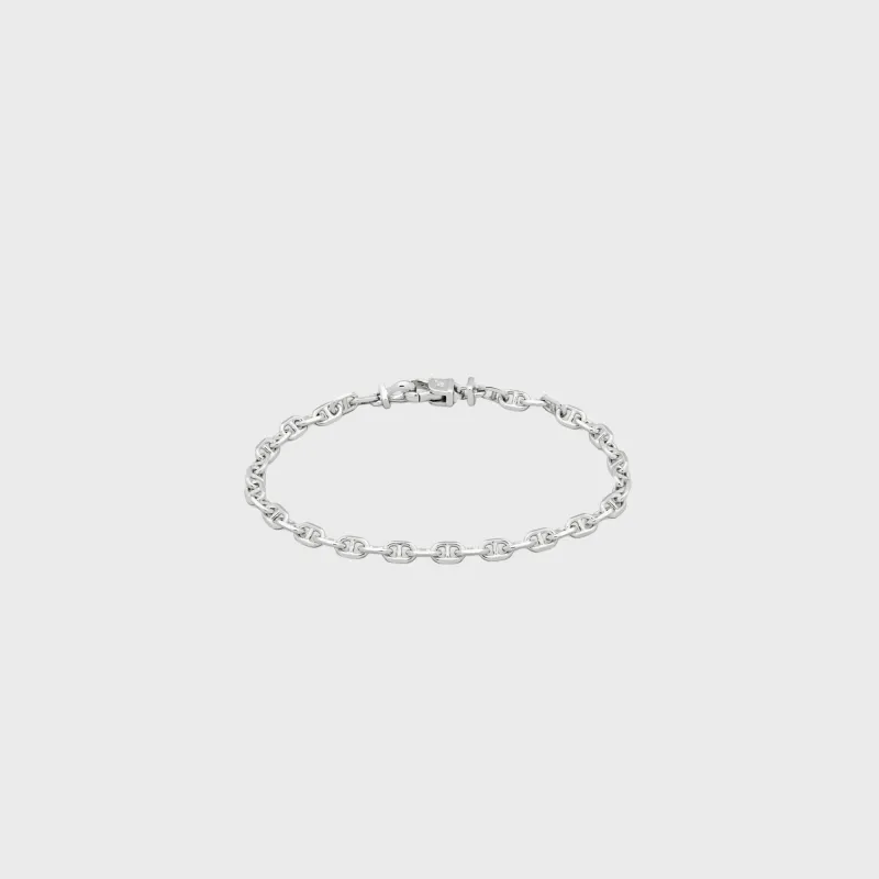 Tom Wood Cable Bracelet 7" - Silver made by TOM WOOD